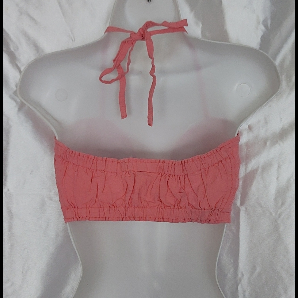 Play Alegre peach tie-front halter OS - Picture 4 of 4